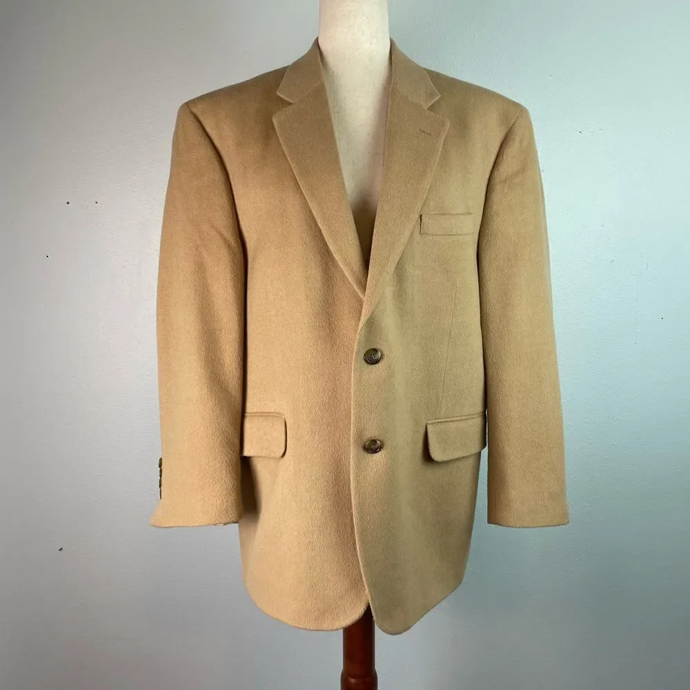 Jos. A. Banks Tan Blazer Size 42R EUC